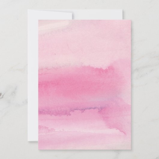 40e en Fabulous Birthday Party roze 40e uitnodigin Kaart (Achterkant)