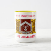 40E ENGINEER BATTALION 1STE GEARMOREERDE MOK (Center)