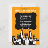 40e Football uitnodiging op verjaardag - Officiële (Achterkant)