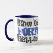 40e geboorte-cadeau - Mok met tweetone koffie (Links)