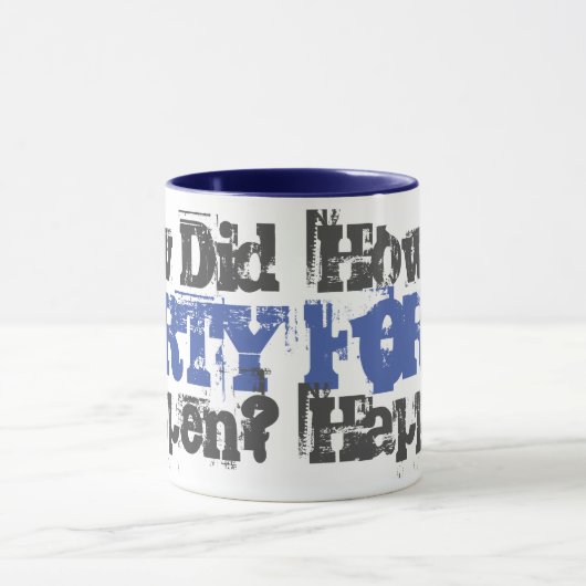 40e geboorte-cadeau - Mok met tweetone koffie (Midden)