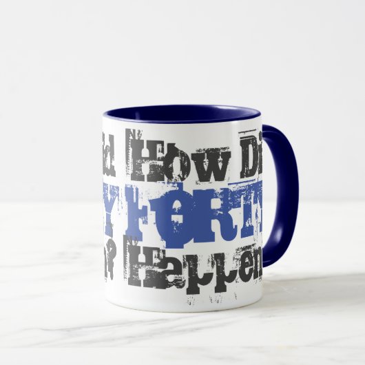 40e geboorte-cadeau - Mok met tweetone koffie (Voorkant rechts)