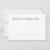 40e geboortedag (Achterkant)