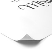 40e geboortedag nummer 40 Aangepast fotocollage Poster (Hoek)