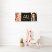 40e Happy Birthday Photo Banner (Insitu)