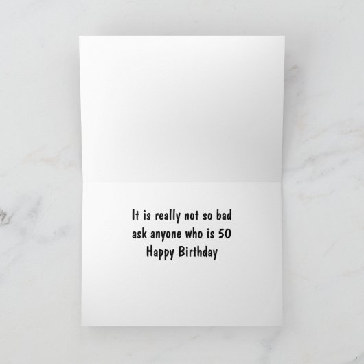 "40e" HONKBAL HUMOR EN EEN BEETJE VERJAARDAG HUMOR Kaart (Binnen)