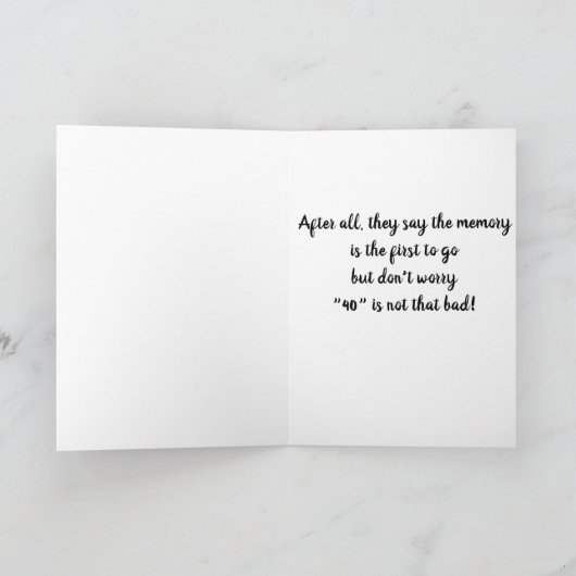 **40e HUMOR op de VIERDERDAG** GEHEUGEN VAN DE LEE Kaart (Binnen)