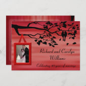 40e huwelijksfeest Jubileum Kaart (Voorkant / Achterkant)