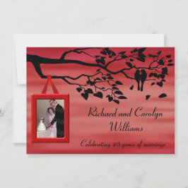 40e huwelijksfeest Jubileum Kaart