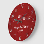 40e huwelijksjubileum Ruby Namen Jaar Grote Klok (Hoek)