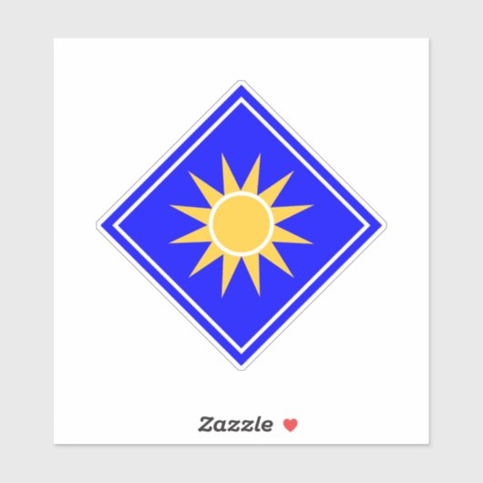 40e Infanteriedivisie Verenigde Staten Leger Sticker (Vel)