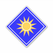 40e Infanteriedivisie Verenigde Staten Leger Sticker (Voorkant)