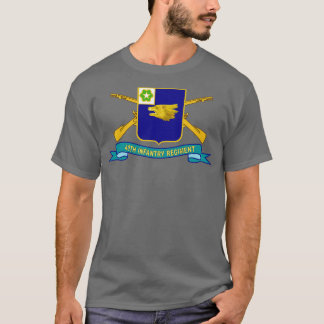 40e Infanterieregiment w BR Ribbon X T-shirt