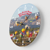 40e jaar Grote Reno Balloon Rising Balloons Grote Klok (Hoek)