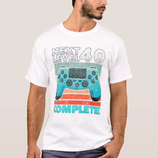 40e Jaar Oud Verjaardag Gamer T-shirt