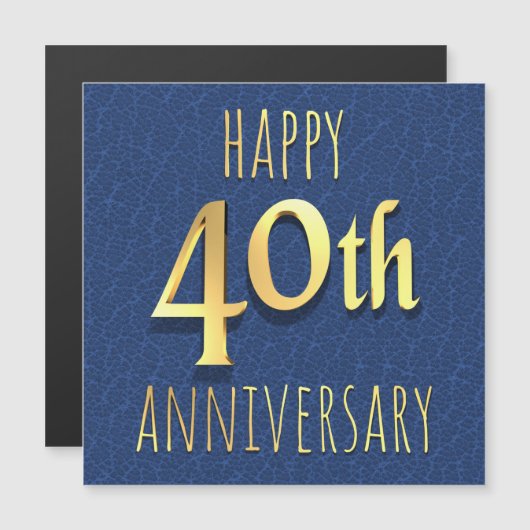 40e Jubileum (Voorkant / Achterkant)