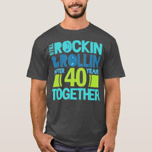 40e Jubileum 40 jaar, combineerkoppels Gift T-shirt