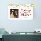 40e Jubileum 40 JAAR IN DE MAKING foto Spandoek (Beurs)