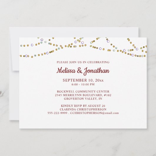 40e JUBILEUM 40 JAAR IN HET MERK-Ruby Kaart (Achterkant)