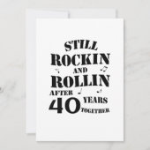 40e Jubileum - 40 jaar Jubileum koppels Kaart (Voorkant)