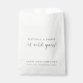 40e Jubileum | 40 Wilde Jaren Zaaigoed Bedankzakje (Voorkant)