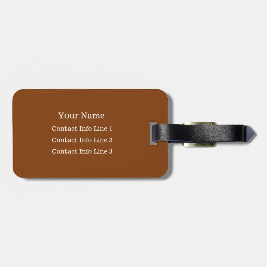 40e Jubileum Arch Archway met Sinaasappels Bagagelabel (Achterkant horizontaal)