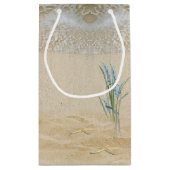 40e Jubileum Beach Hearts and Starfish Klein Cadeauzakje (Achterkant)