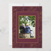 40e Jubileum Bourgogne Goud Kaart (Achterkant)