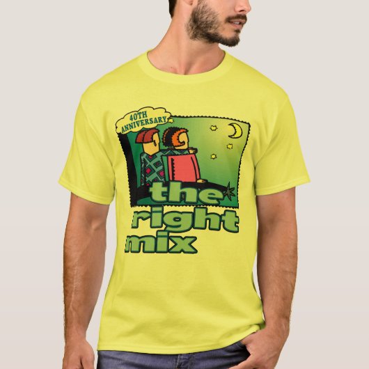 40e Jubileum-cadeaus voor bruiloft T-shirt (Voorkant)