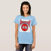 40e Jubileum-cadeaus voor bruiloft T-shirt (Voorkant volledig)