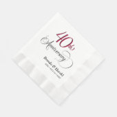 40e Jubileum Cocktail Servet (Hoek)