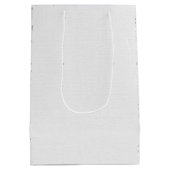 40e Jubileum doorsnede Gemiddelde Gift Bag Medium Cadeauzakje (Achterkant)