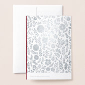 40e Jubileum Echte Folie Luxe Kaarten (Met envelop)