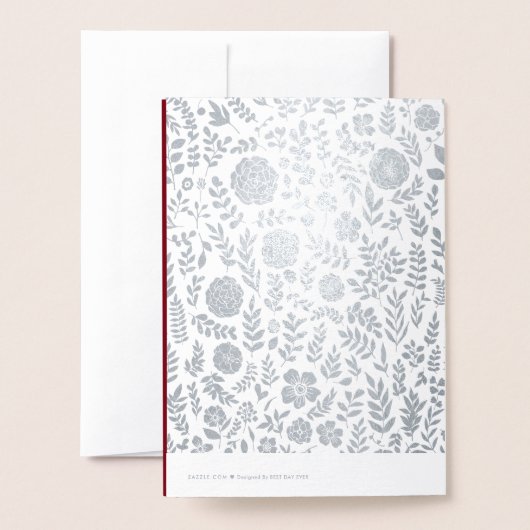 40e Jubileum Echte Folie Luxe Kaarten (Met envelop)