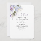 40e Jubileum Feest Bloemen Boeket Kaart (Voorkant)