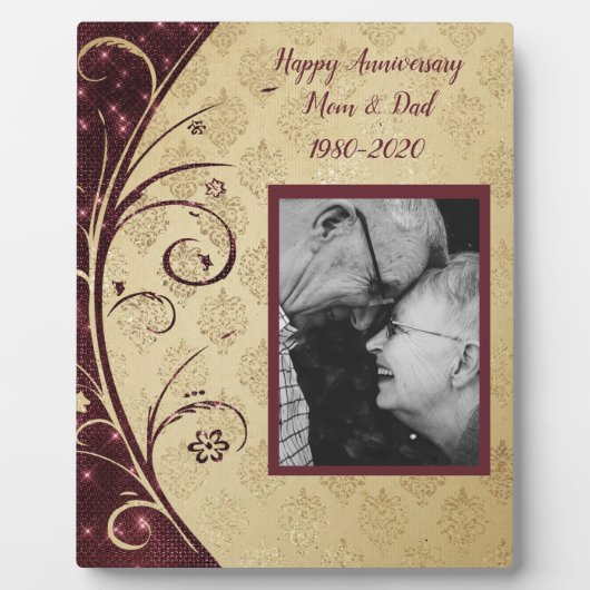 40e Jubileum Fotoplaat (Voorkant)