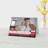 40e Jubileum Funny Breaking TV Nieuws Fabulous Kaart (Gele Bloem)