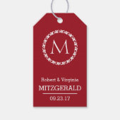 40e Jubileum Gast Favor Cadeaulabel (Voorkant)