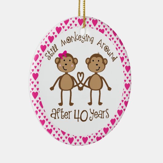 40e Jubileum Gift Ornament (Rechts)