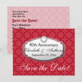 40e Jubileum Jubileum Rood Z06 Aankondigingskaart (Voorkant / Achterkant)