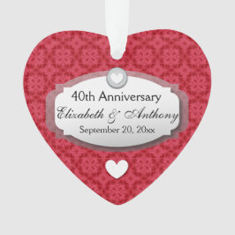 40e Jubileum Jubileum Rood Z06 Ornament