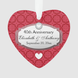 40e Jubileum Jubileum Rood Z06 Ornament