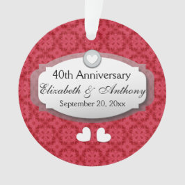 40e Jubileum Jubileum Rood Z06 Ornament