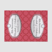 40e Jubileum Jubileum Rood Z06 Tissuepapier (Voorkant)