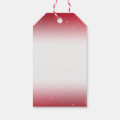 40e Jubileum Monogram hartjaar in het buitenland Cadeaulabel (Achterkant)