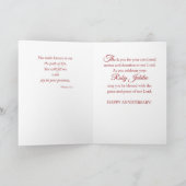 40e jubileum, non, Glas in lood-look Kaart (Binnen)