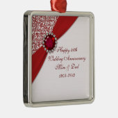 40e Jubileum Ornament bruiloft (Rechts)