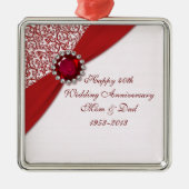 40e Jubileum Ornament bruiloft (Voorkant)