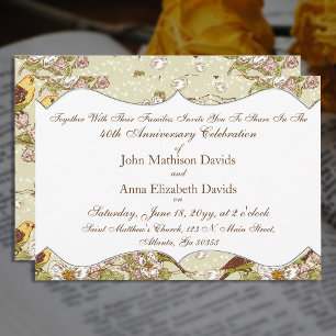 40e Jubileum parkiet en duoghout Kaart