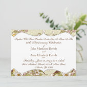 40e Jubileum parkiet en duoghout Kaart (Staand voorkant)